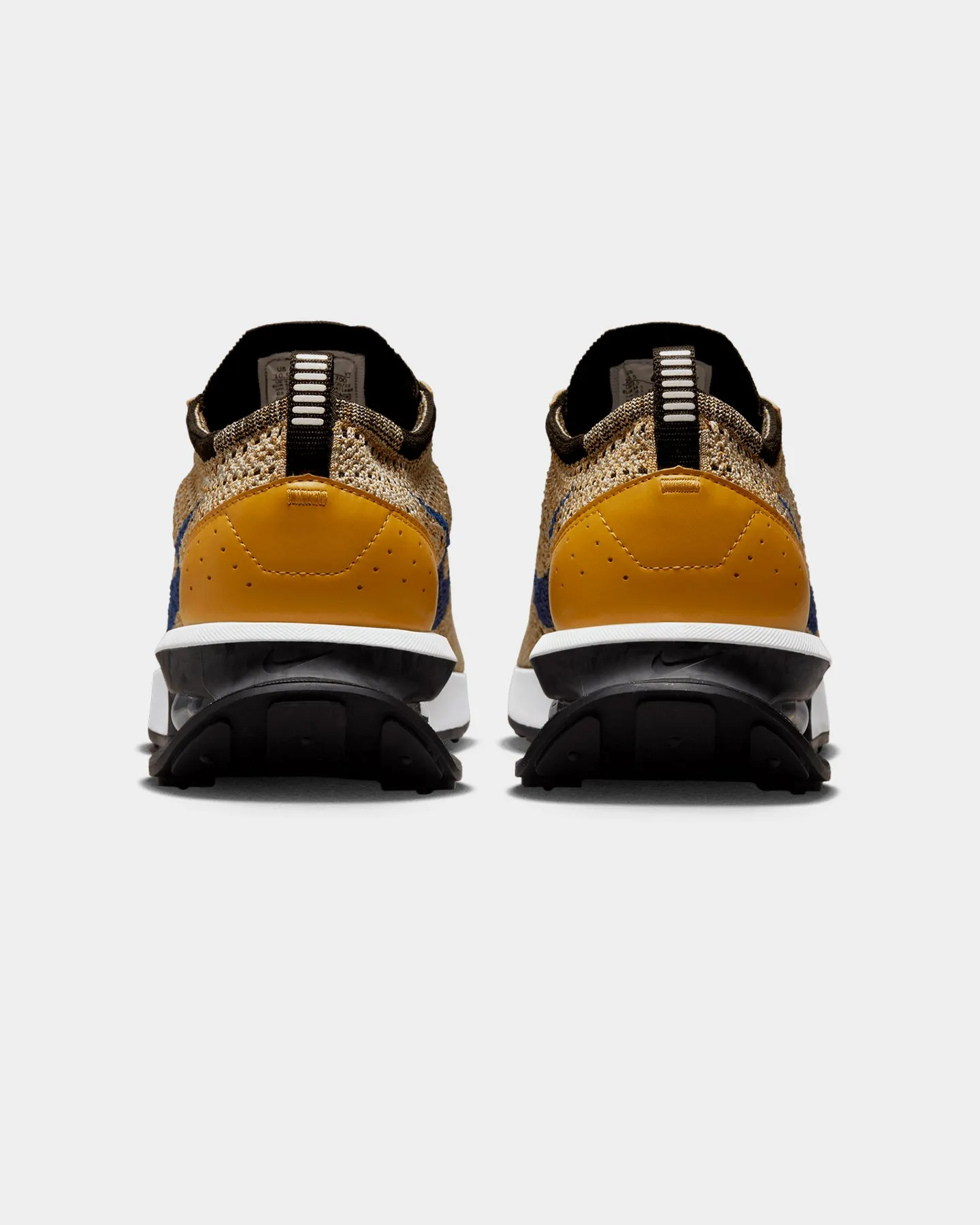 Gary Payton Nike Basketball Shoes Nike Air Max Flyknit Racer Next Nature Elemental Gold/Hyper Royal-Gold Suede