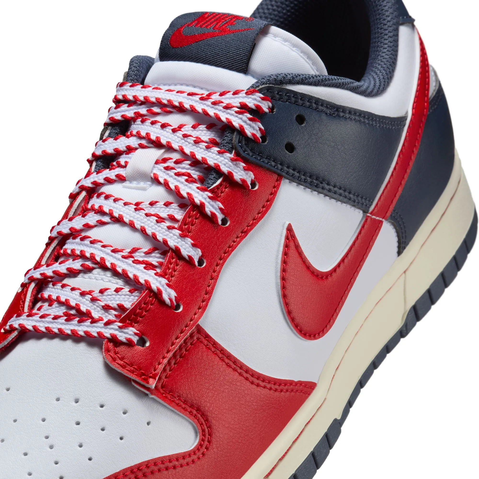 Nike Dunk Low Retro Men's Shoes Color: White/university Red-thunder Blue IM2222-100 Fortnite X Nike Shoes