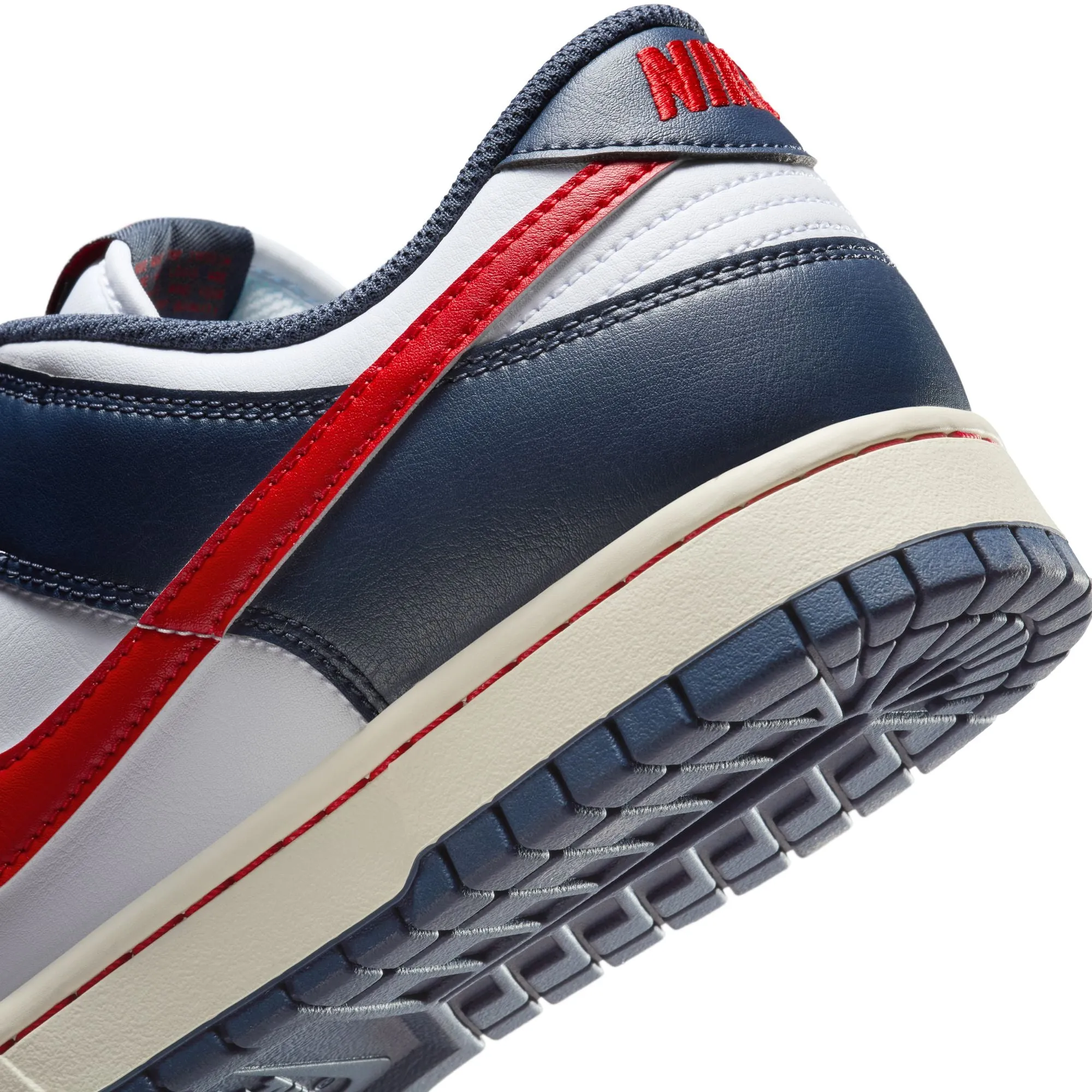 Nike Shoes Without Laces Nike Dunk Low Retro Men's Shoes Color: White/university Red-thunder Blue IM2222-100