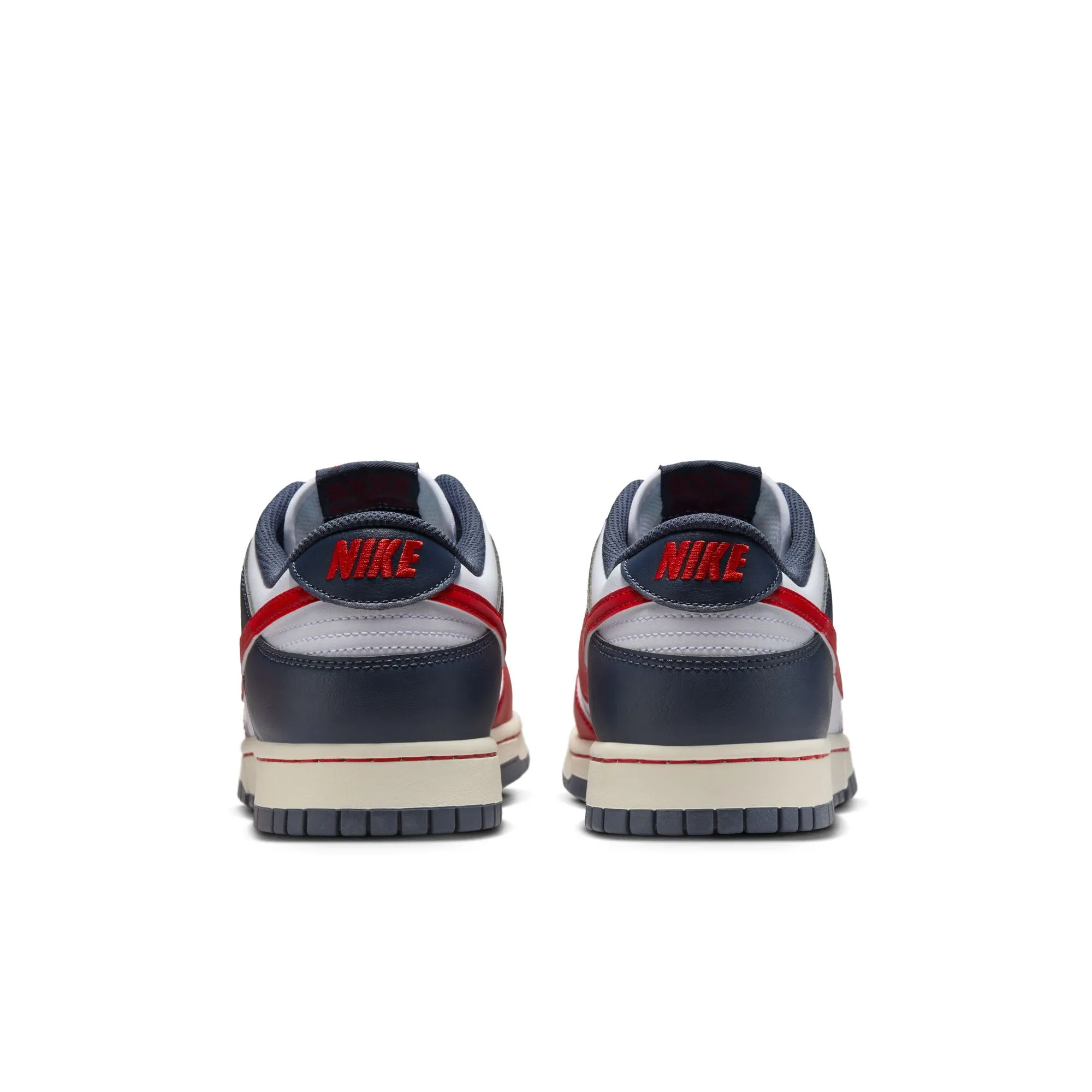 Nike Road Cycling Shoes Nike Dunk Low Retro Men's Shoes Color: White/university Red-thunder Blue IM2222-100