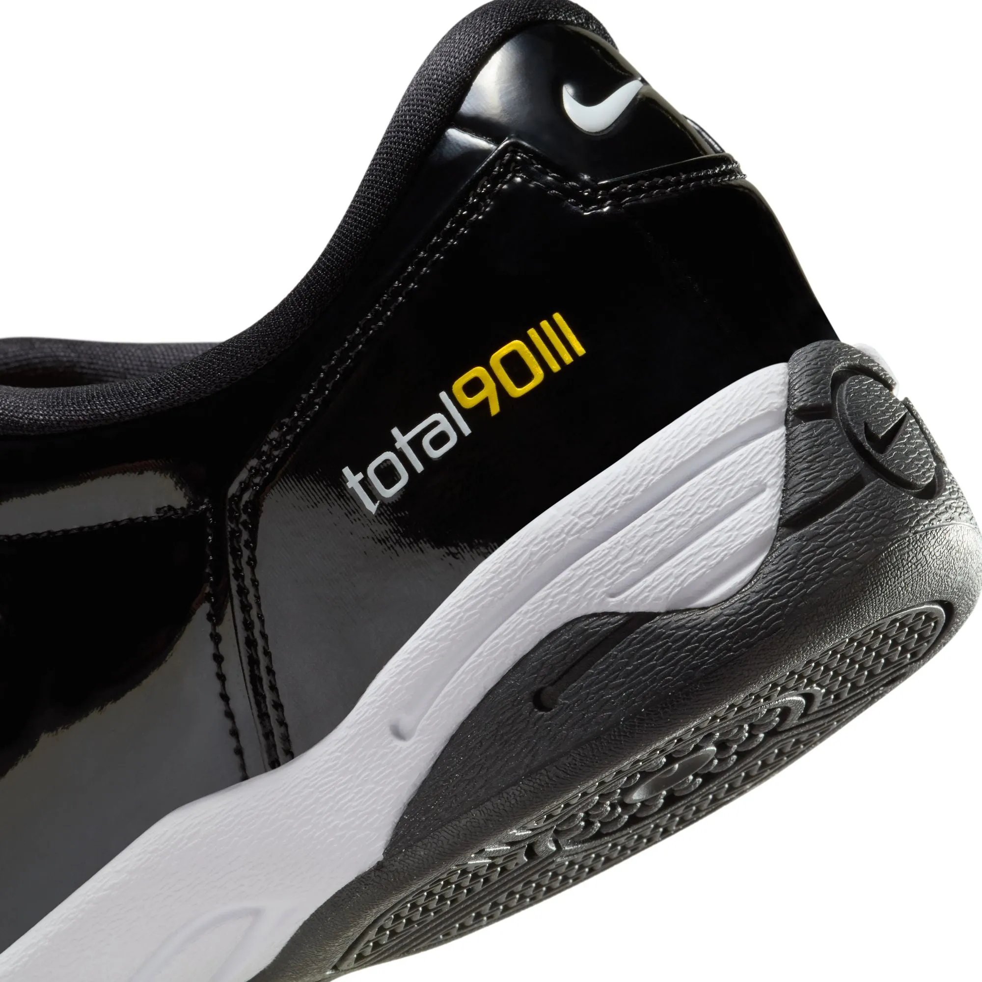 Nike T90 SP Black/white-metallic Silver HJ9351-001 Roshe Nike Shoes