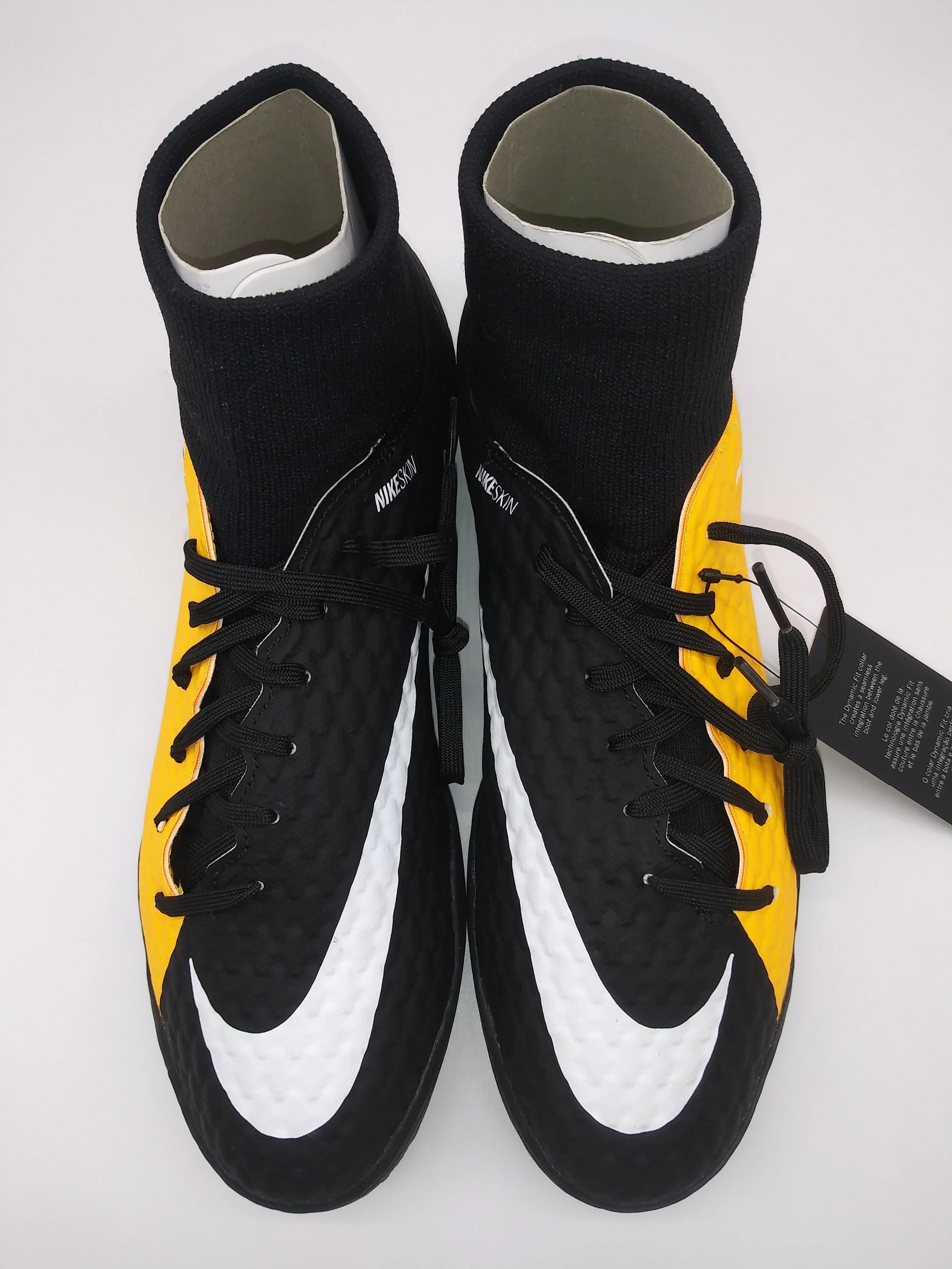 Nike Hypervenomx Phelon 3 DF IC Black Orange Bo Jackson Nike Shoes Original