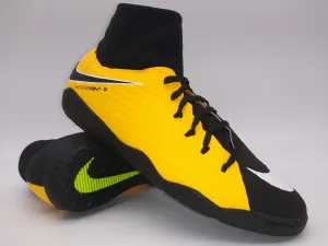 Customize Nike Shoes Air Max Nike Hypervenomx Phelon 3 DF IC Black Orange