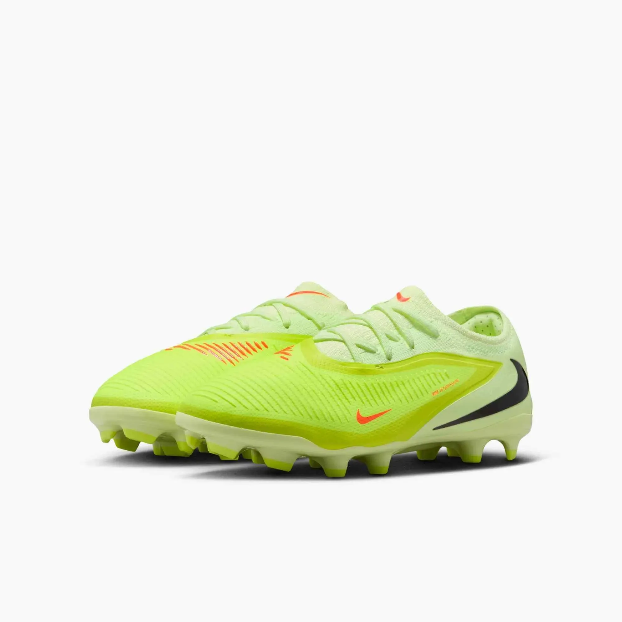 Nike JR Phantom 6 Low Pro Firm/Multi Ground Soccer Cleats - Max Voltage Pack (HO25) Nike Cleats Shoes