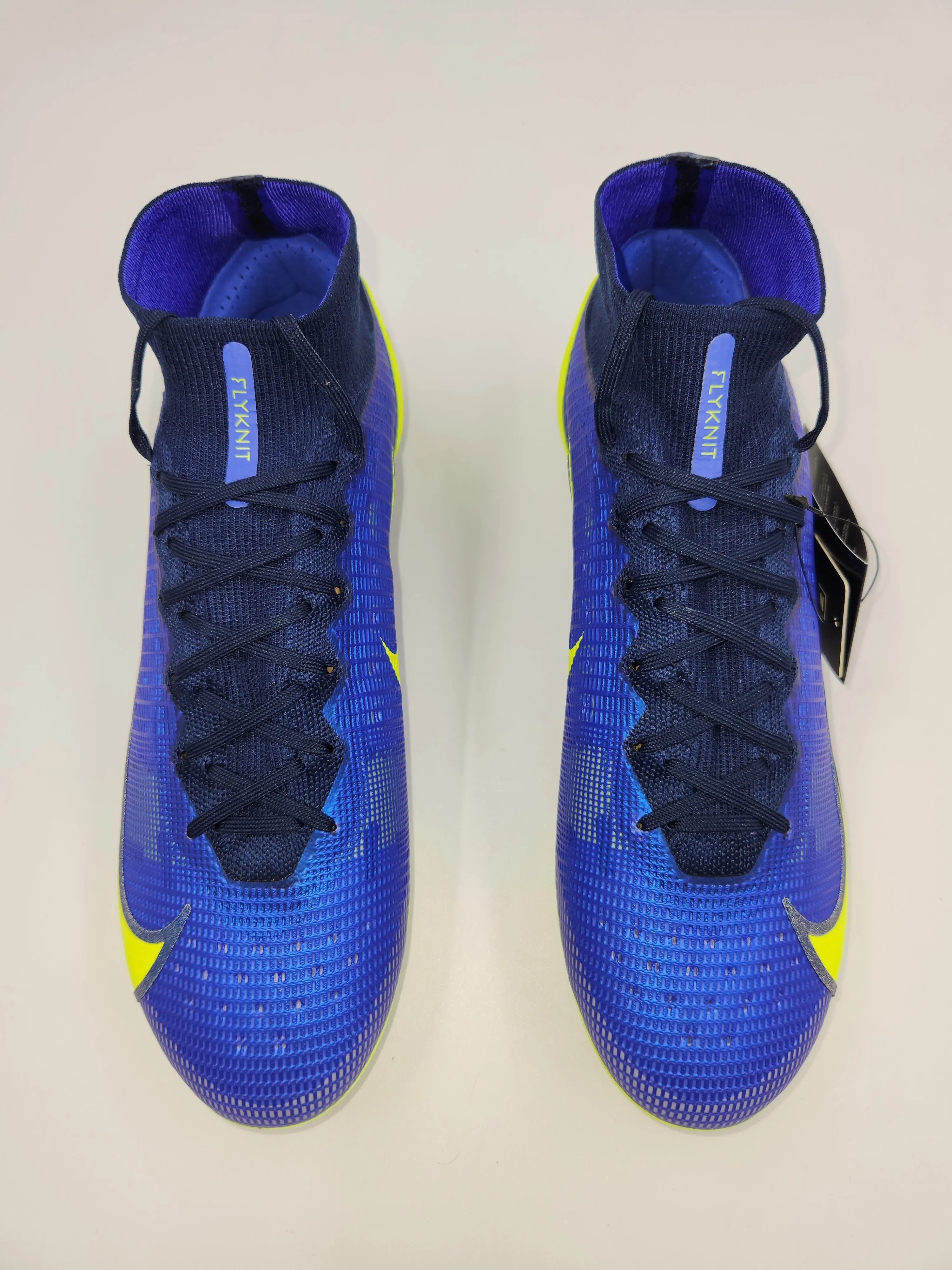 Free Nike Shoes Nike Mercurial Superfly 8 AG Blue Yellow