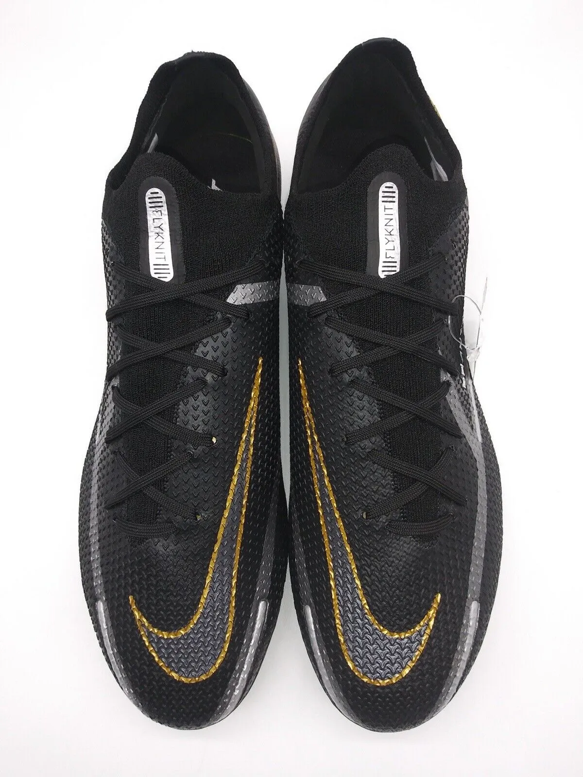 Nike Phantom GT2 Elite FG Black Metallic Gold Nike Mushroom Shoes