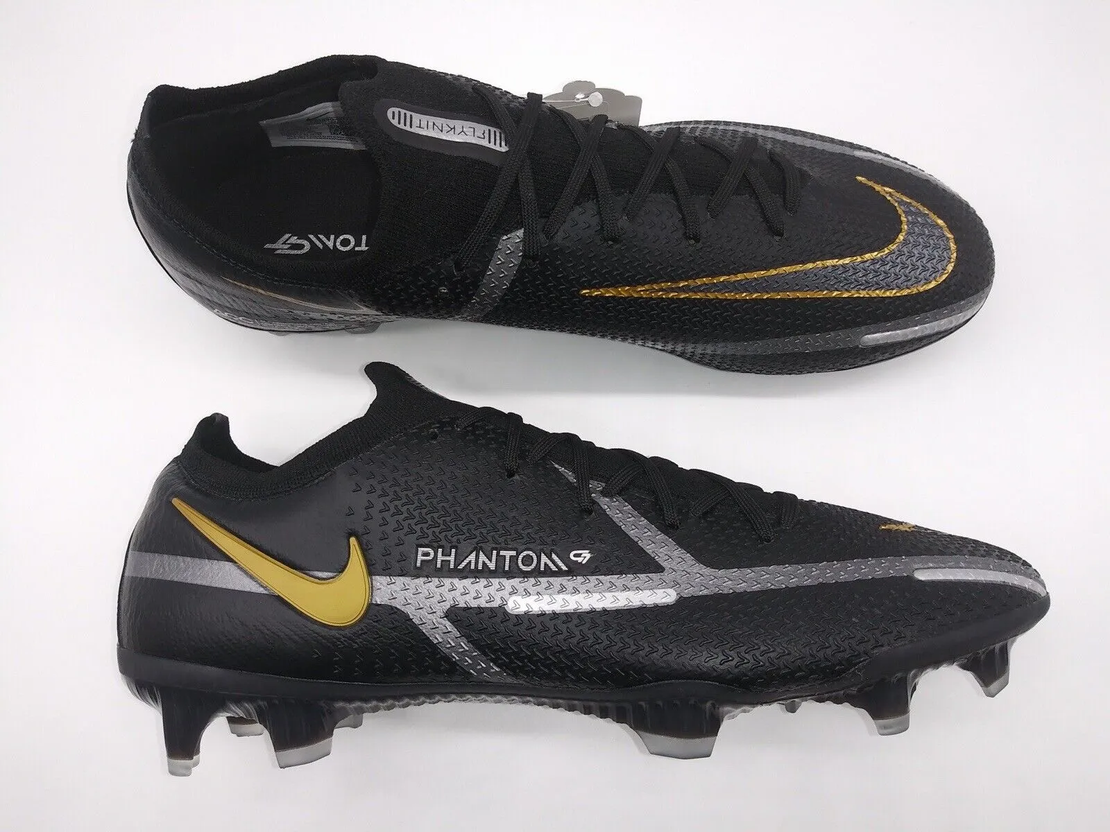 Nike Phantom GT2 Elite FG Black Metallic Gold Travis Scott Nike Shoes