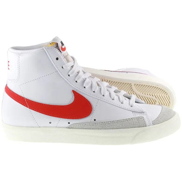 Nike Shoes Womens Blazer Mid 77 White Habanero Red Nike Lightweight Running Shoes