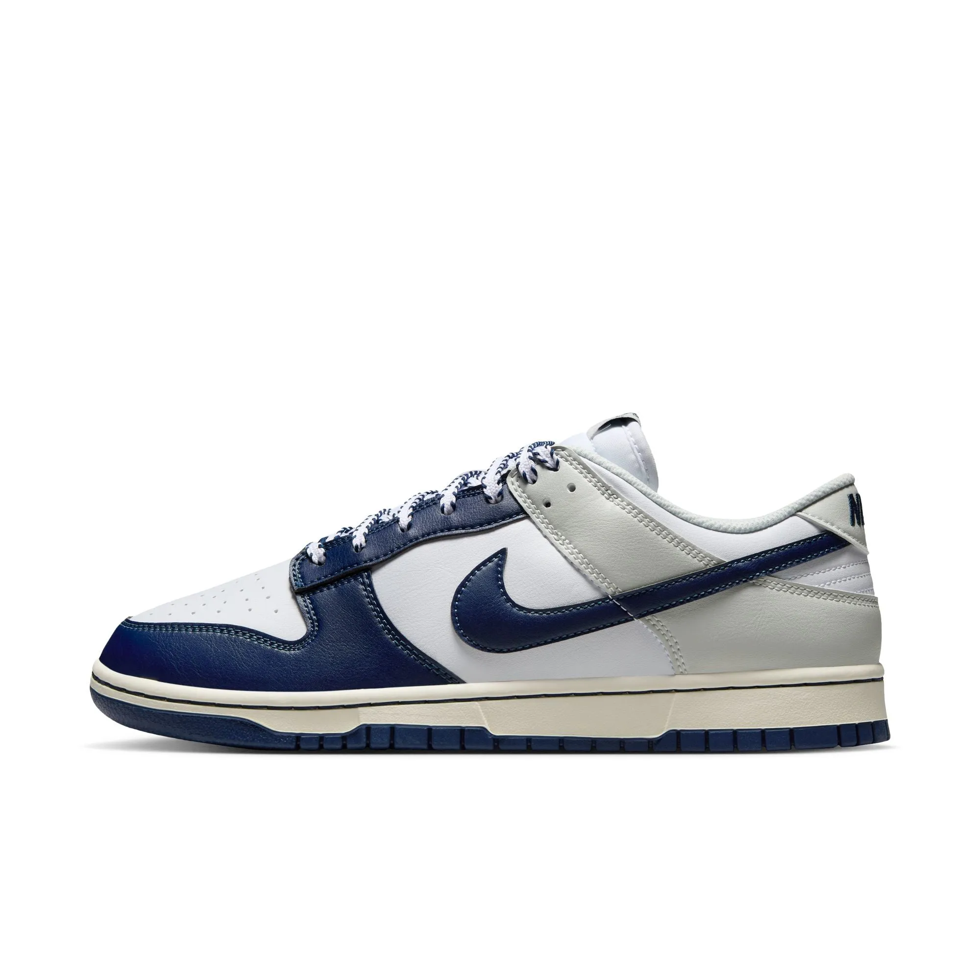 Casual Nike Shoes Nike Dunk Low Retro Men's Shoes Color: White/midnight Navy-photon Dust IM2222-101