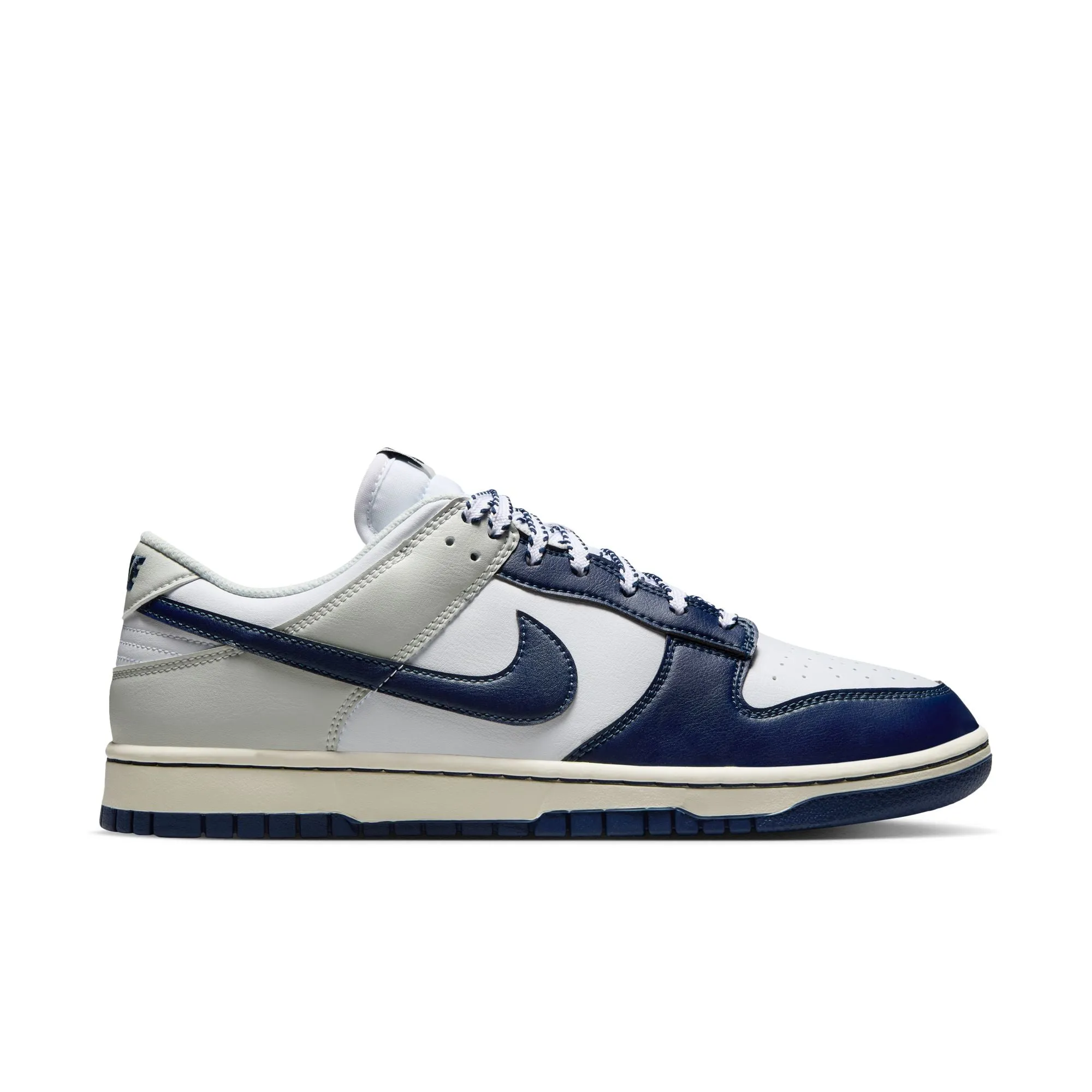 Nike Steve Nash Shoes Nike Dunk Low Retro Men's Shoes Color: White/midnight Navy-photon Dust IM2222-101