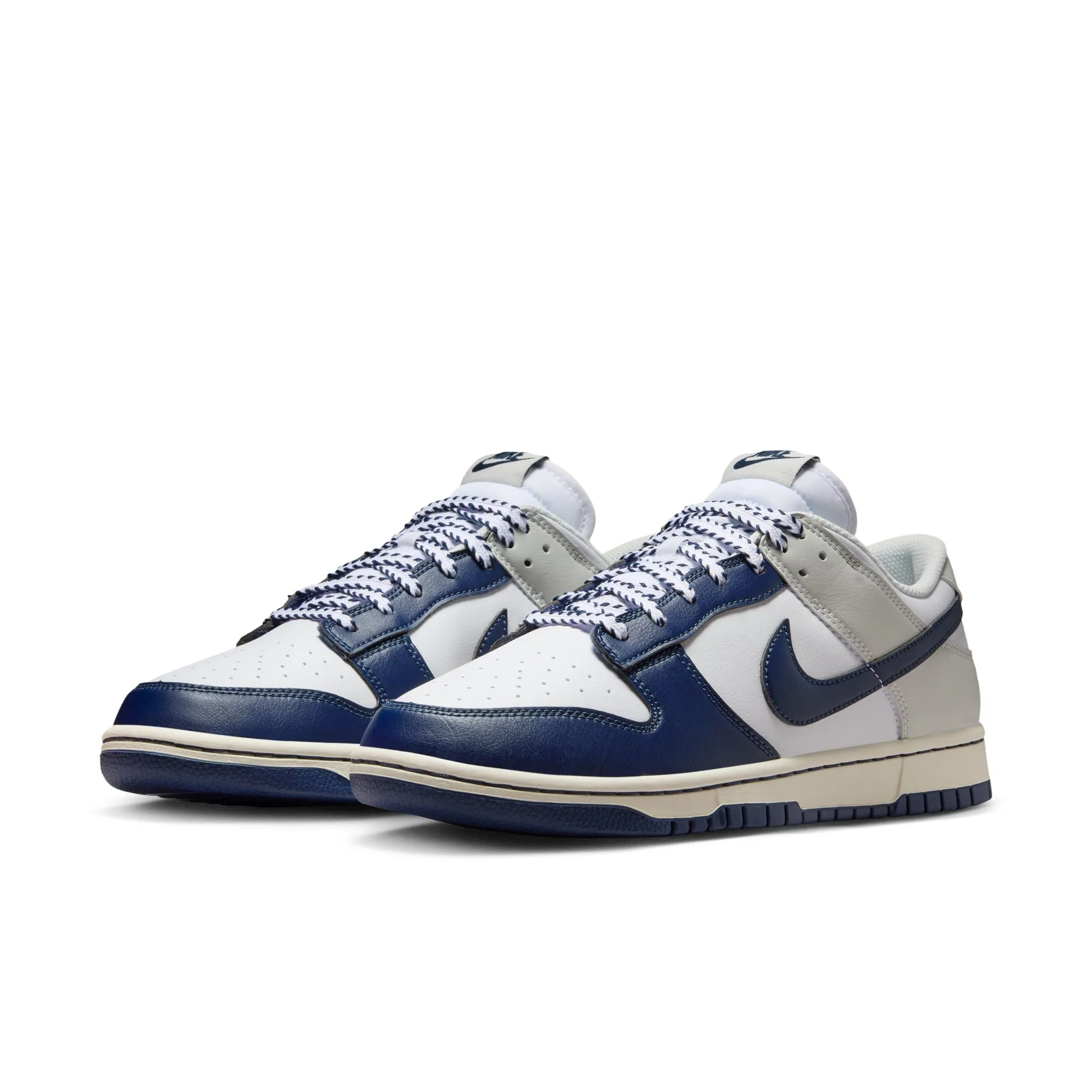 Nike Shoes With Signature Nike Dunk Low Retro Men's Shoes Color: White/midnight Navy-photon Dust IM2222-101