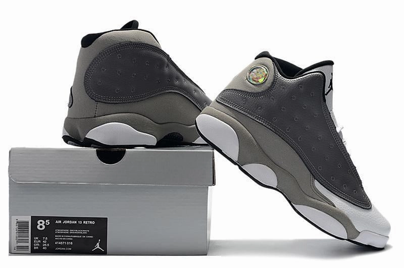 Soles Of Basketball Shoes Nike Air Jordan Men 13 Retro Atmosphere Grey Basketball Men Sale