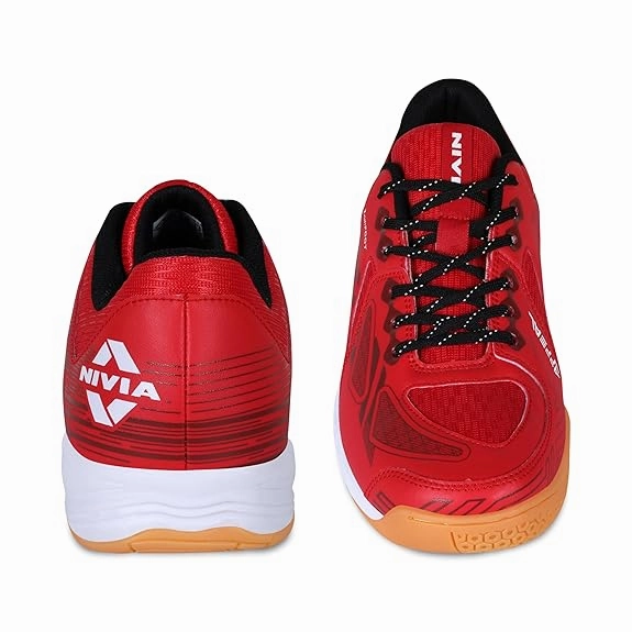 Nivia Appeal 3.0 Badminton Shoes For Men (Red) Craziest Basketball Shoes