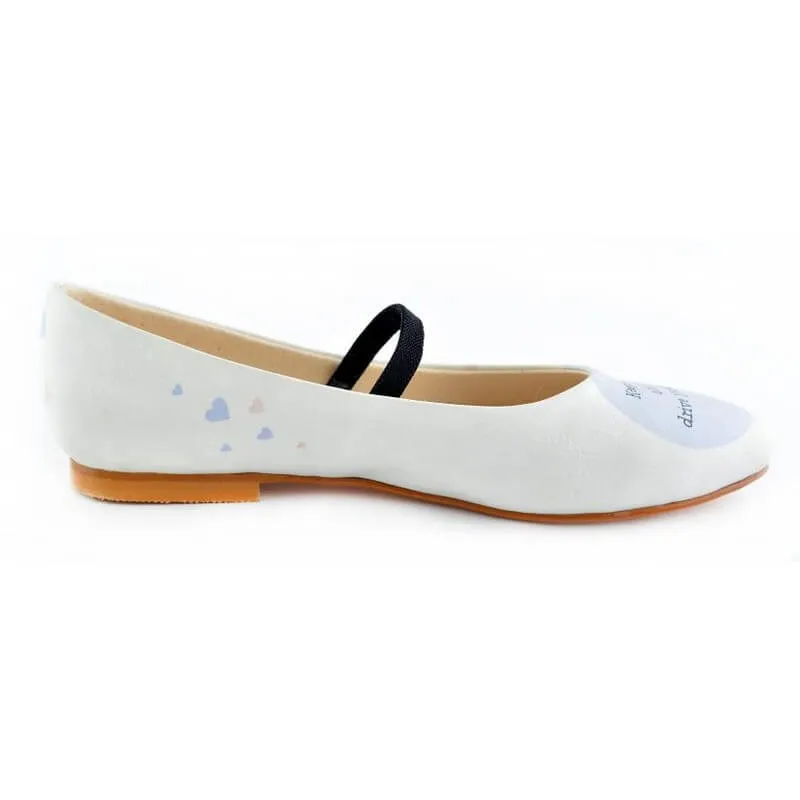 Pointed Flat Shoes With Strap Ballerinas Shoes GRLB107