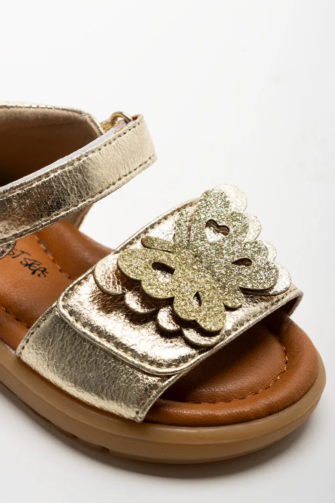 Plantation Hotel Jamaica Butterfly Close Back Sandal Gold