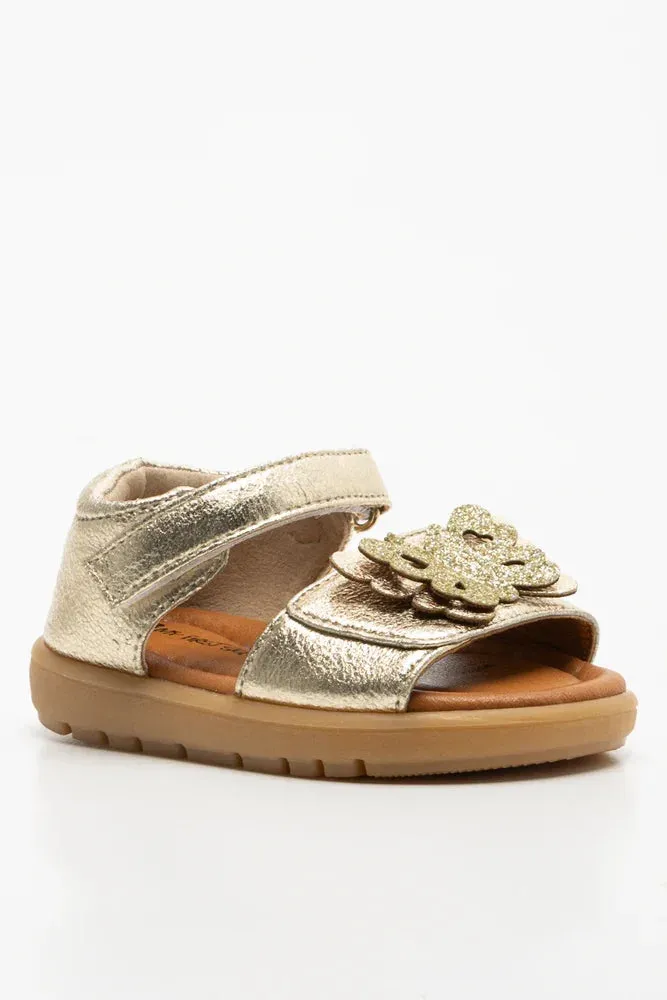 Cool Walking Sandals Butterfly Close Back Sandal Gold