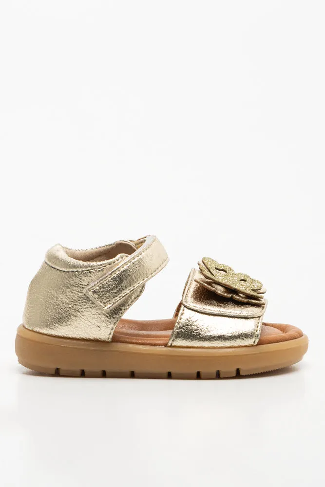 Sandals Tribute Butterfly Close Back Sandal Gold