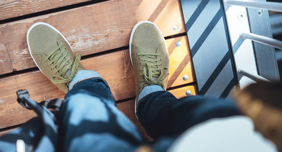 Lululemon Sneakers Cannon Knit M 2.0 Wool Burnt Olive