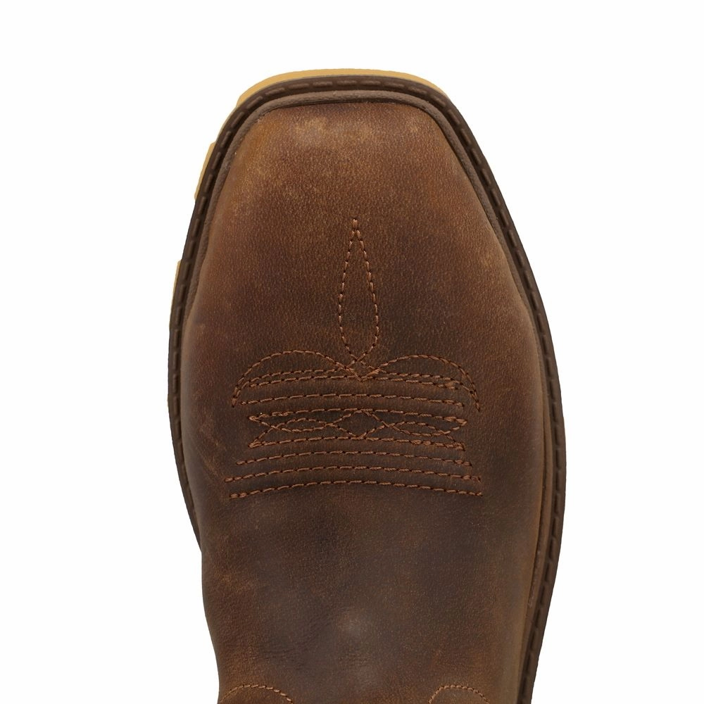 'Twisted X' Women's 11" Ultralite Comp Toe Boots - Bison / Pear Footy Boots