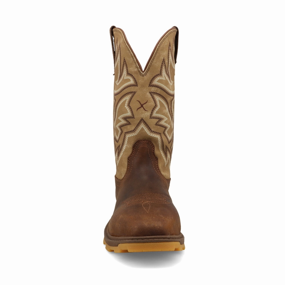 'Twisted X' Women's 11" Ultralite Comp Toe Boots - Bison / Pear Best Rated Work Boots