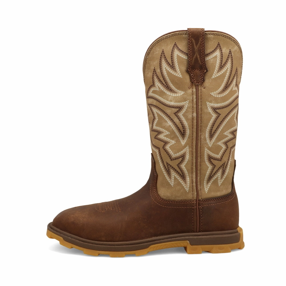 'Twisted X' Women's 11" Ultralite Comp Toe Boots - Bison / Pear Grundens Boots