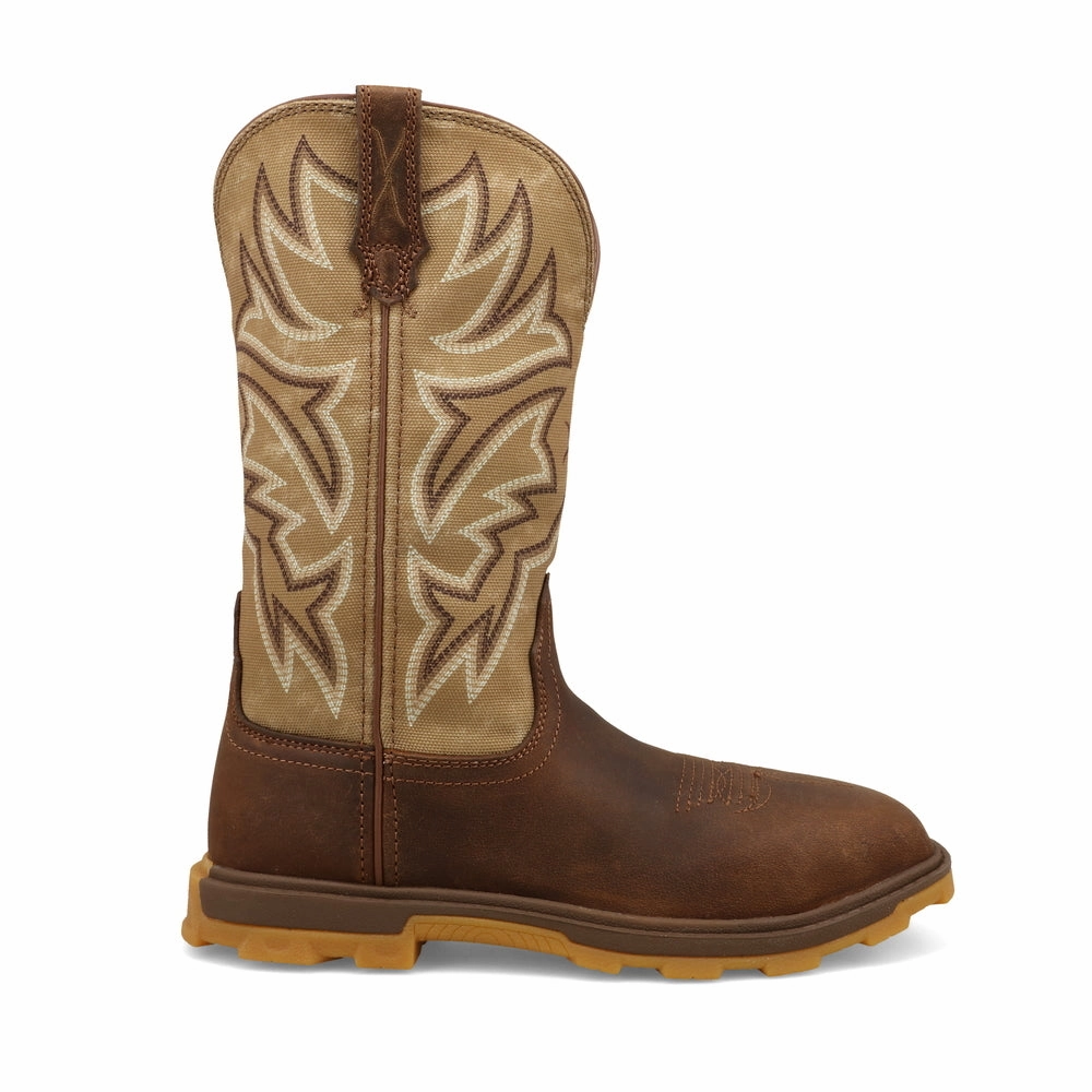 'Twisted X' Women's 11" Ultralite Comp Toe Boots - Bison / Pear Waterproof Snow Boots On Sale