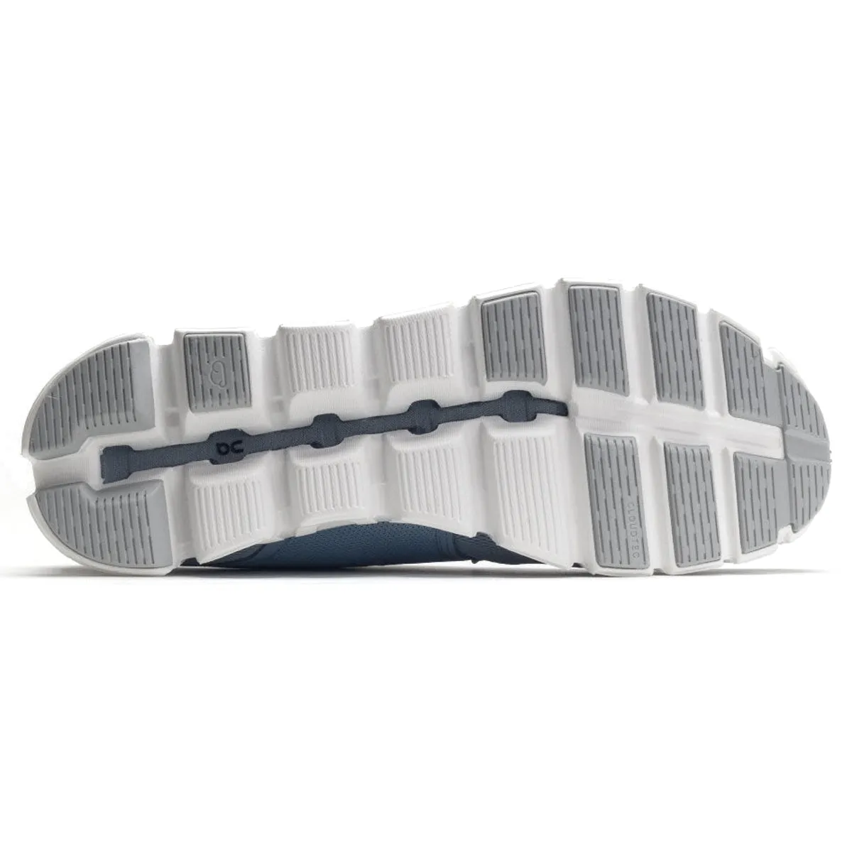 On Cloud 5 Textile Synthetic Men's Running Chambray White Trainers Split Toe Shoes Running