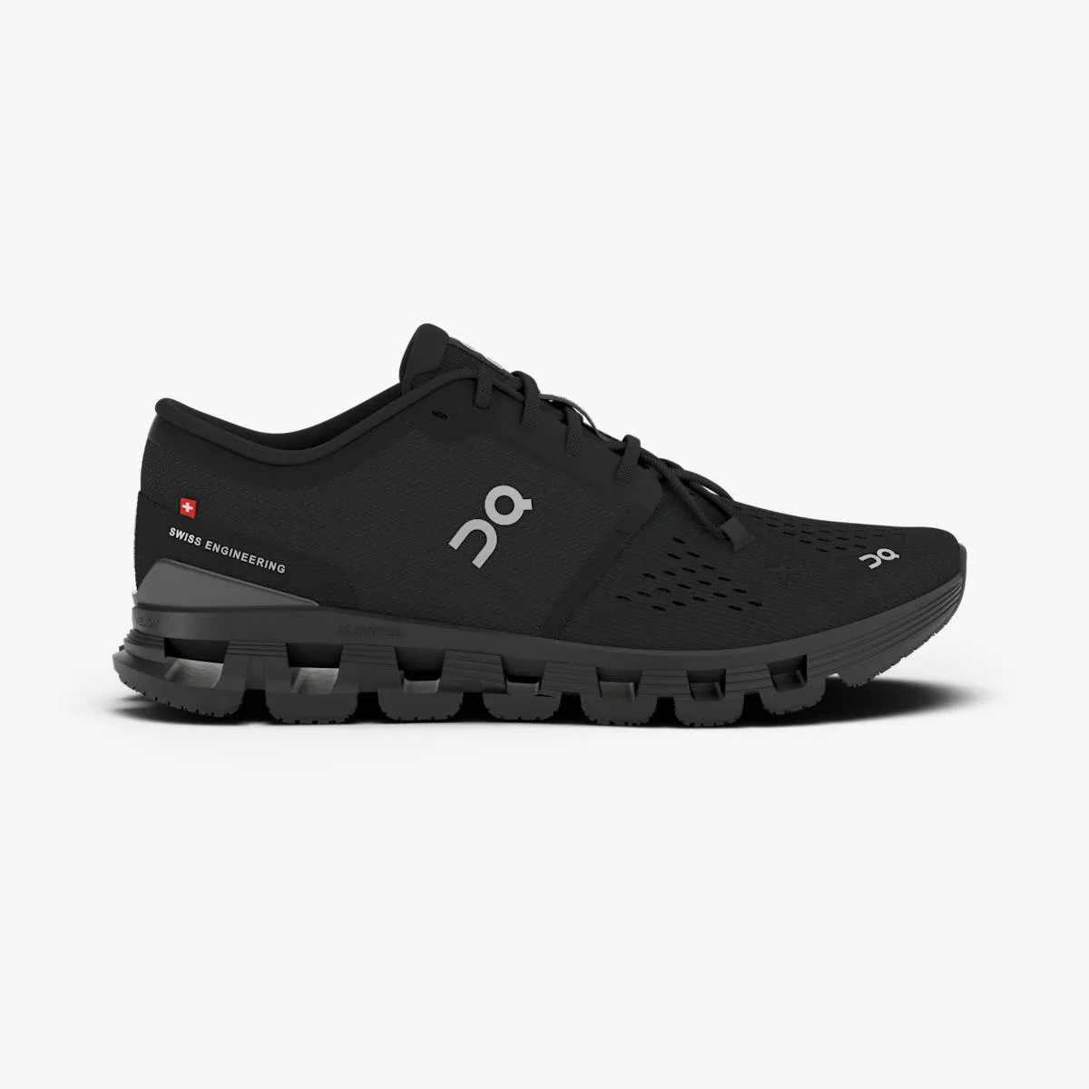 On Running | Cloud X 4 | Men's | Black/Eclipse Good Casual Running Shoes