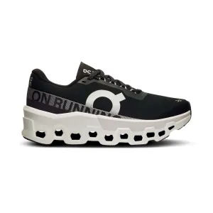On | Women's Cloudmonster 2 Running Shoes - Black/Frost Running Shoes Good Support