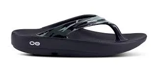 Oofos | OOlala Limited Sandal | Women's | Green Camo Adiprene Running Shoes