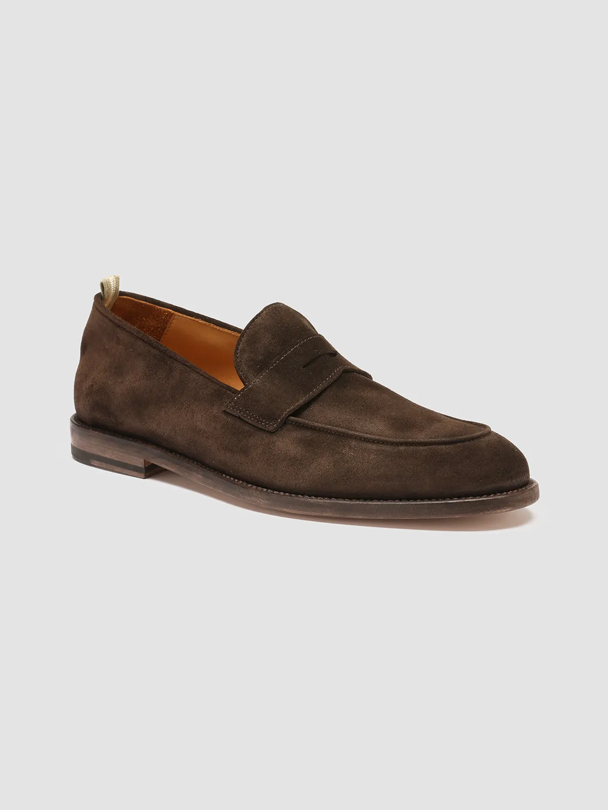 Michael Michael Kors Loafers OPERA 001 - Dark Brown Suede Penny Loafers