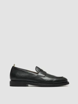 OPERA FLEXI 101 - Black Leather Penny Loafers Light In His Loafers