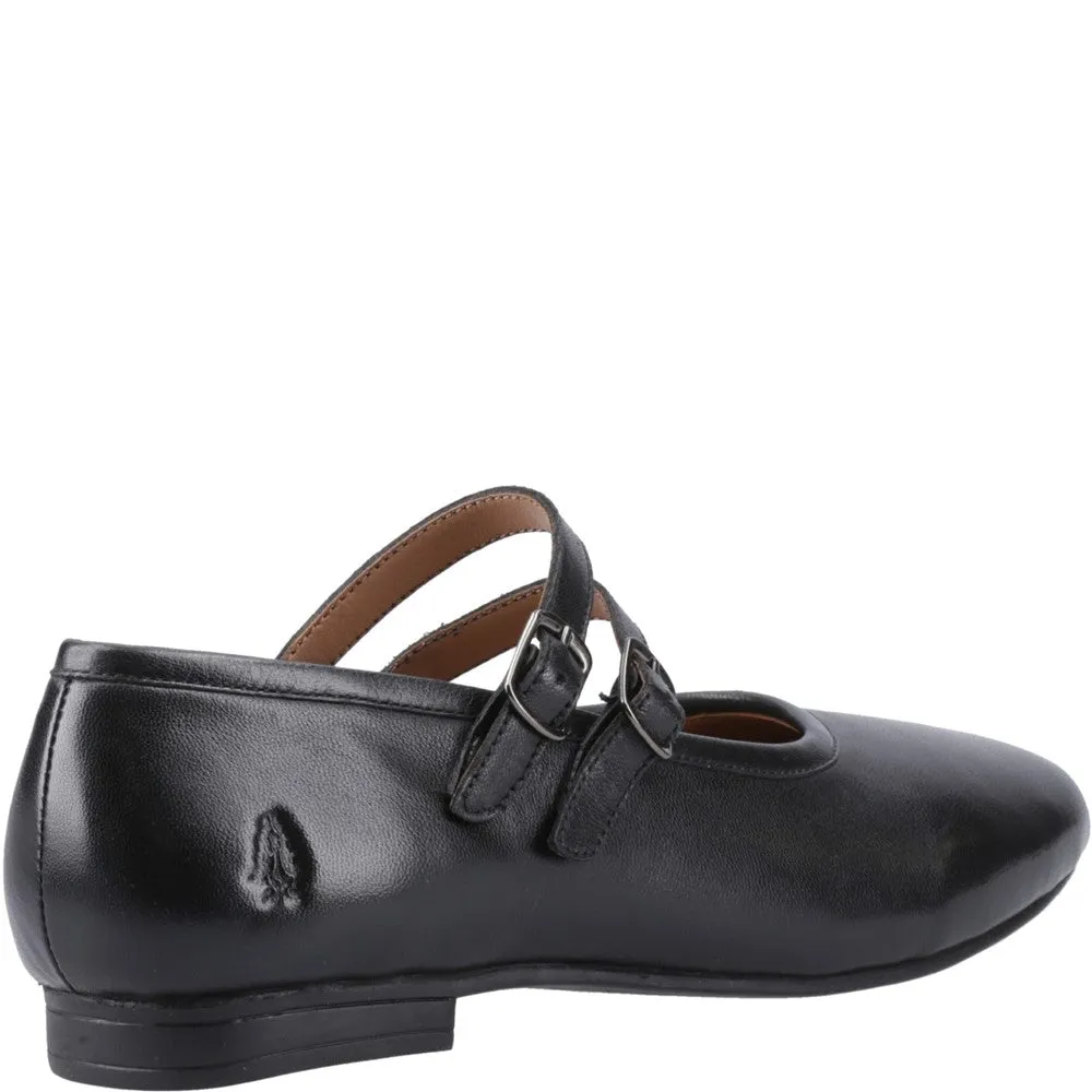 Black Leather Nancy Mary Jane Ballerinas Flat Feet Overpronation Shoes
