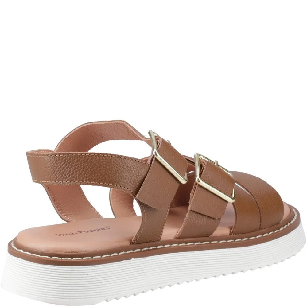 Predictions Shoes Flats Tan Cady Sandals