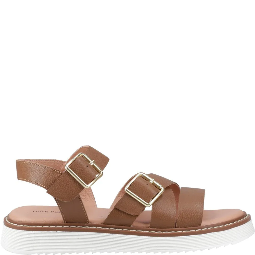 Women Flat Shoes Tan Cady Sandals