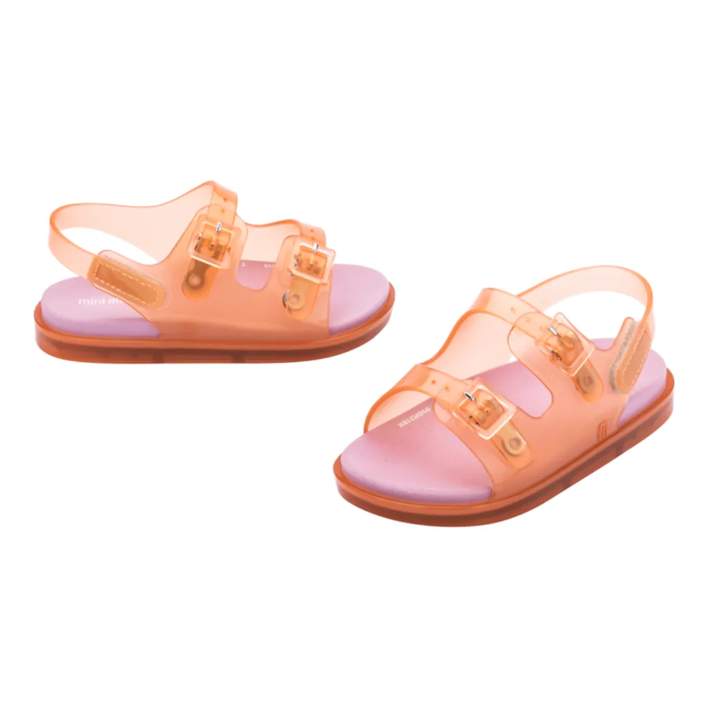 Wear Patent Leather Shoes Casually Orange & Pink Sandal