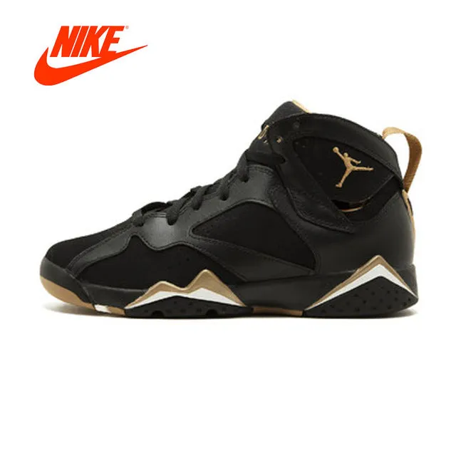 Nautica Basketball Shoes Original New Arrival Authentic NIKE Air Jordan 7 Retro (GS) "Golden Moments Pack"