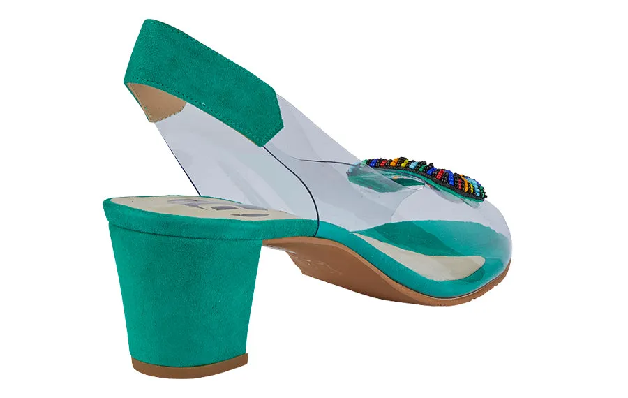 P&J Maitai Green Igor Sandals