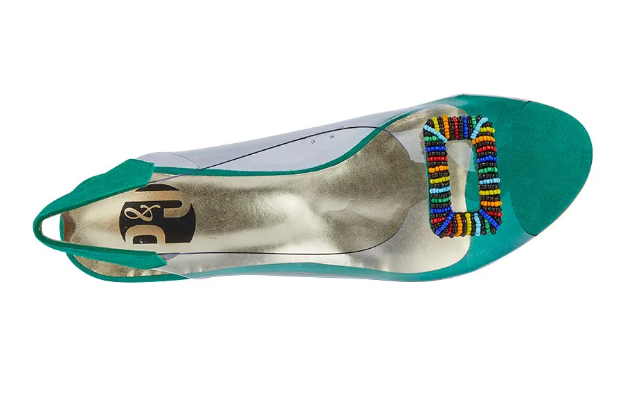 P&J Maitai Green Sandals All-inclusive