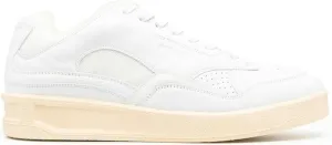 Costly Sneakers PANELLED LOW-TOP LEATHER SNEAKERS