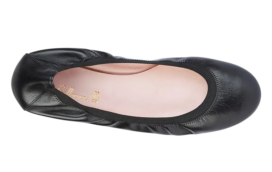 Flat Snakeskin Shoes Pb Lolly Black