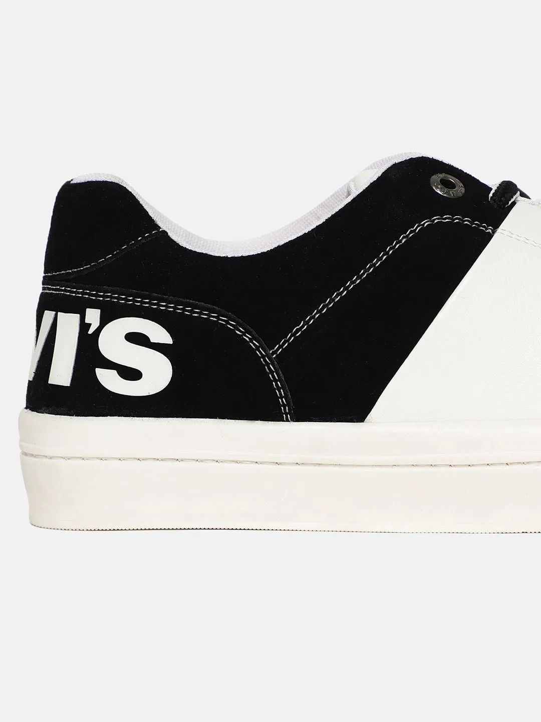 Hottest Sneakers Men's White And Black Colorblock Shoes