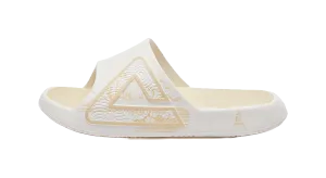 PEAK State Pole Classic Drag Quiet Slip Resistant Cushioning Slide Slippers Unisex White Light Khaki Boomba Slippers