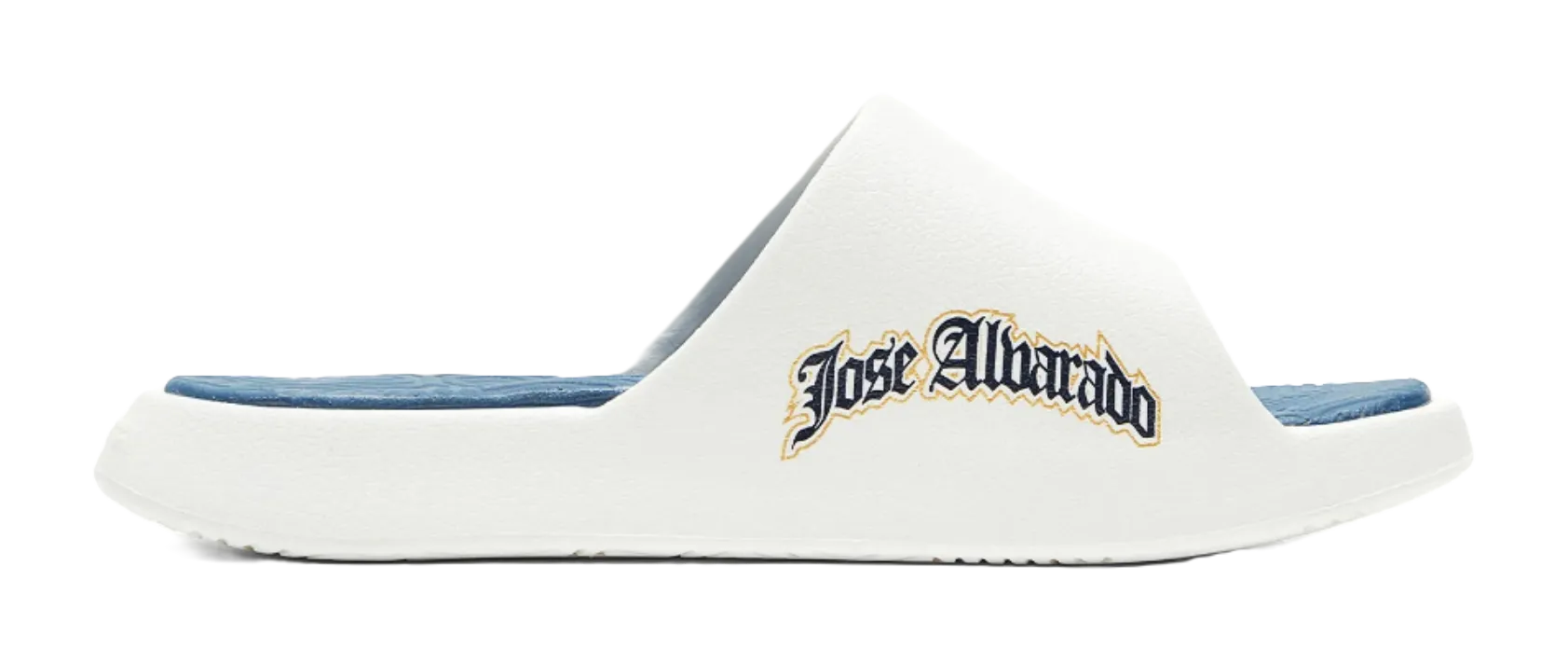 Fuzzy Socks And Slippers PEAK Tai Ji1.0 Odor Resistant, Abrasion Resistant Slide Slippers Unisex White Blue