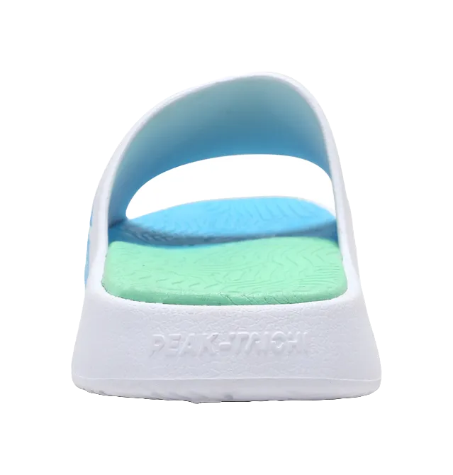 Ryka Slides PEAK Tai Ji1.0 Slide Slippers Unisex Blue Green