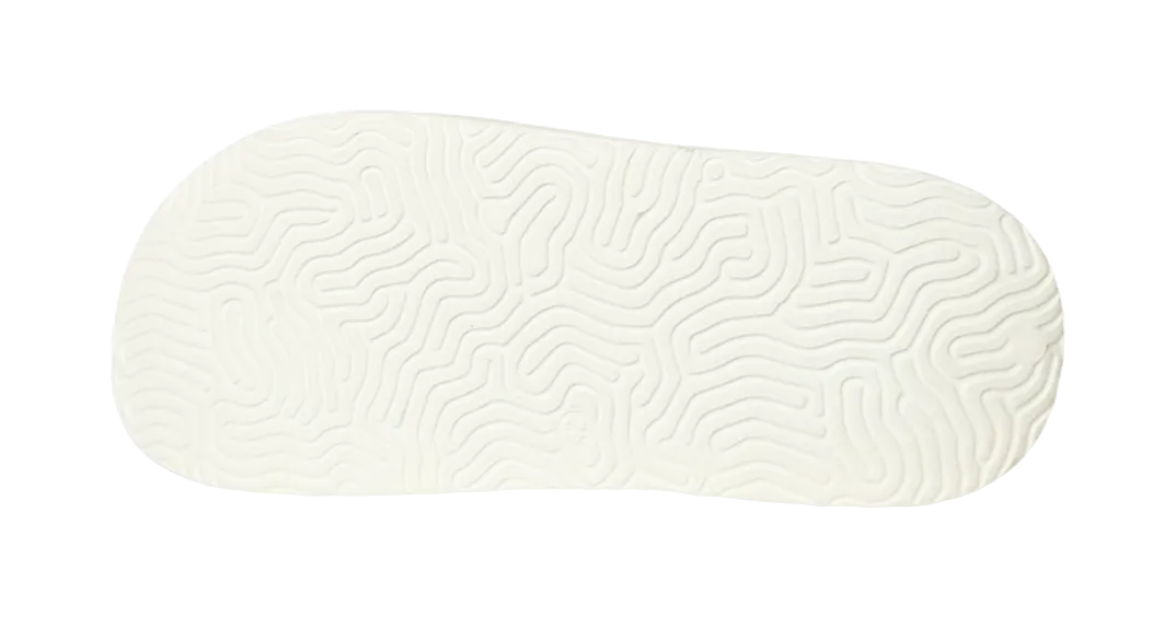 PEAK Tai Ji1.0 Slip Resistant Abrasion Resistant Cushioning Slide Slippers Unisex White Zero Drop Slippers