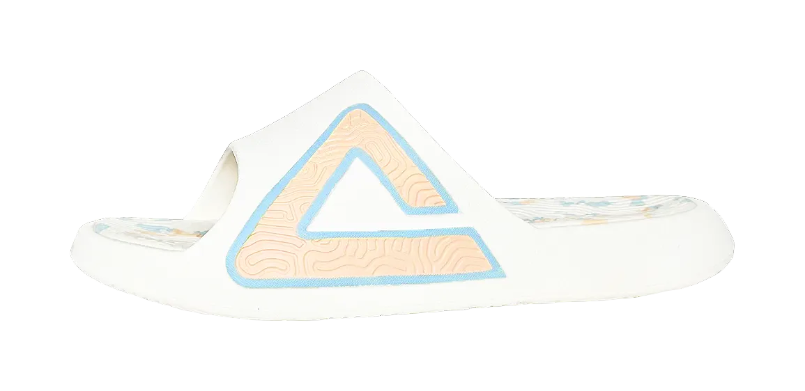 PEAK Tai Ji1.0 Slip Resistant Abrasion Resistant Cushioning Slide Slippers Unisex White Dog Slippers For Hardwood Floors