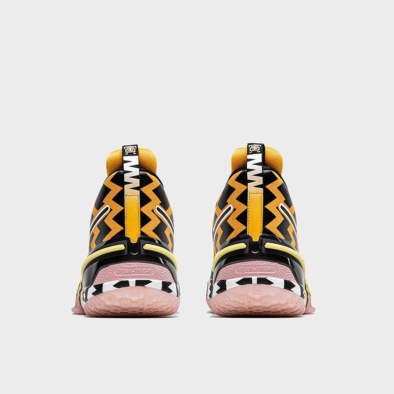 PEAK TAICHI FLASH 3.0 TIGER Men Pro Non-slip Wearable Sneakers Lightweight Mesh Breathable Basketball Shoes for Men Practical series ET21093A Soft Basketball Shoes