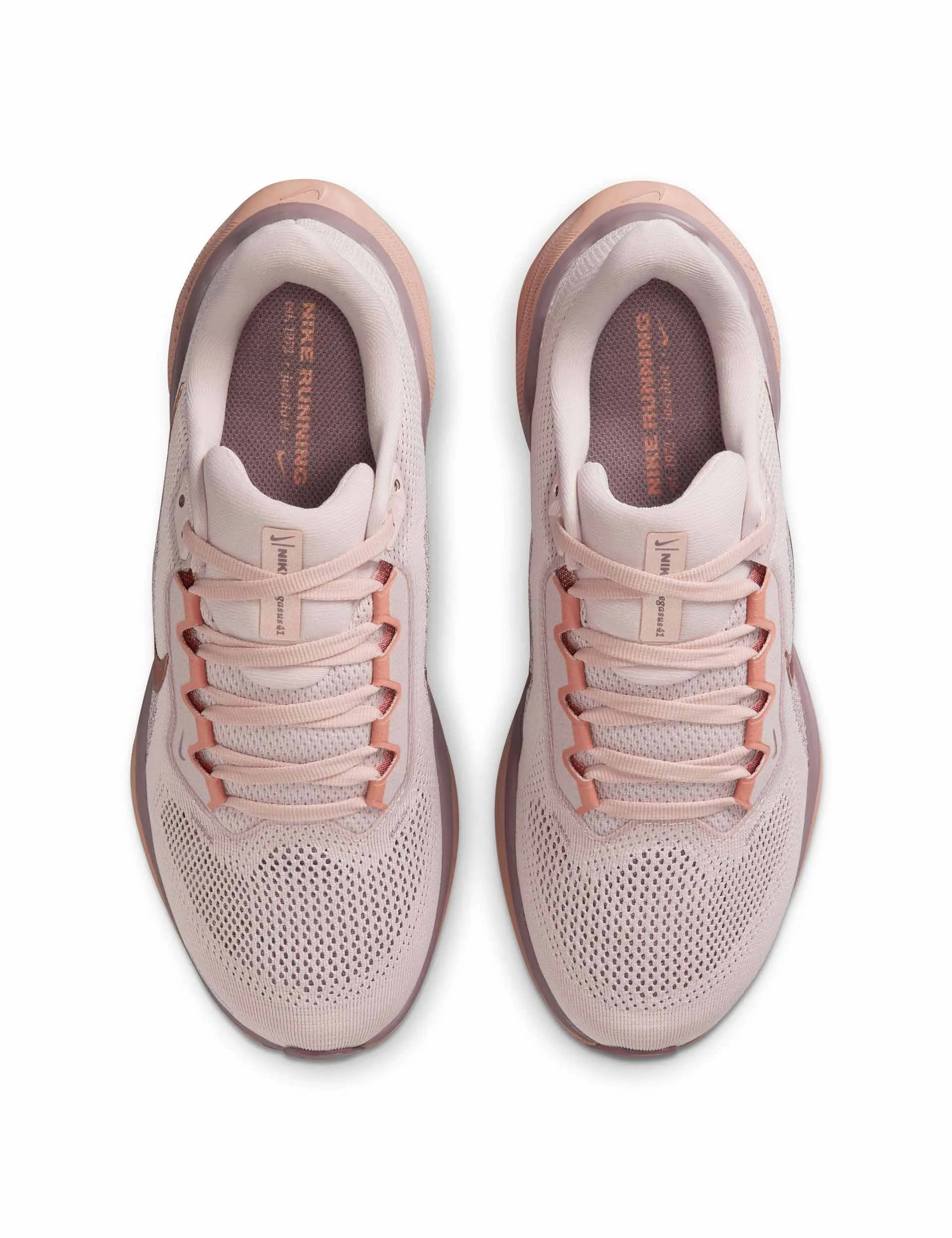 Pegasus 41 Shoes - Silt Red/Metallic Rose Gold/Particle Pink