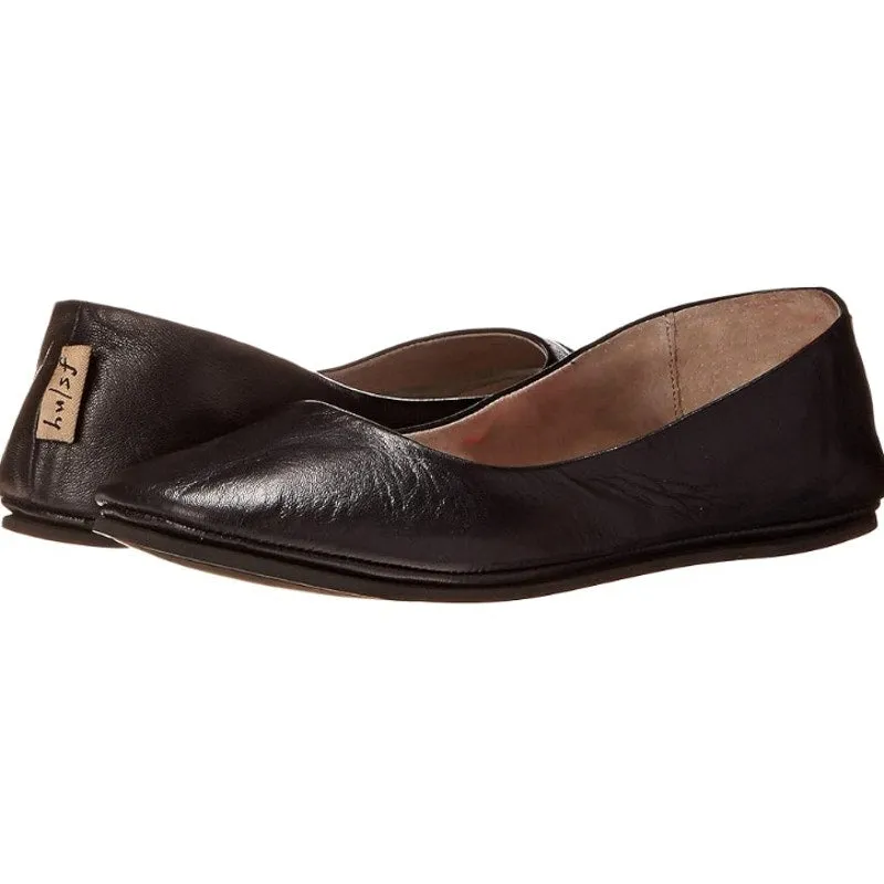 Payless Shoes Flats French Sole Womens Sloop Slip On Flats US 11 Black Nappa Leather Slip On NIB
